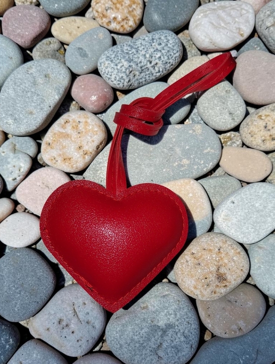 Handbags - Red Heart Bag Charm Pendant